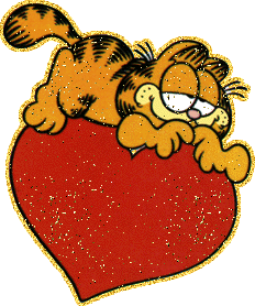 Gif animé coeur Gafield